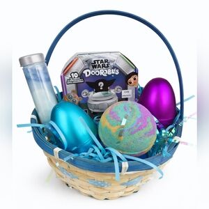 Star Wars Gift Basket with Blue and Purple Metallic Eggs
